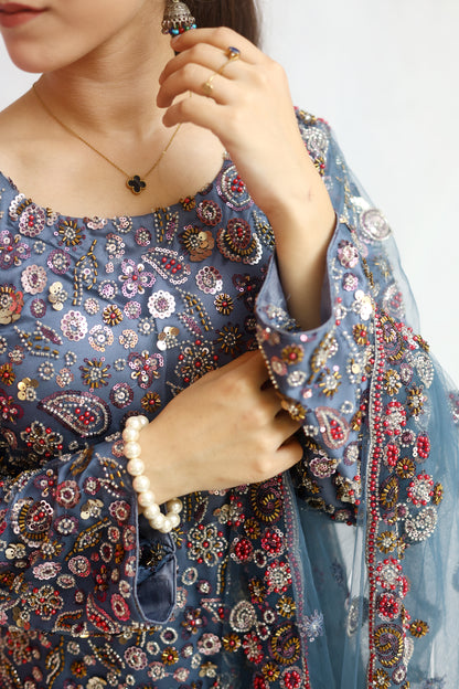 Blue Blossom Elegance