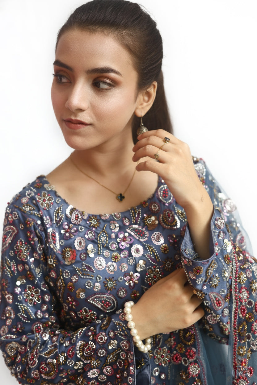 Blue Blossom Elegance