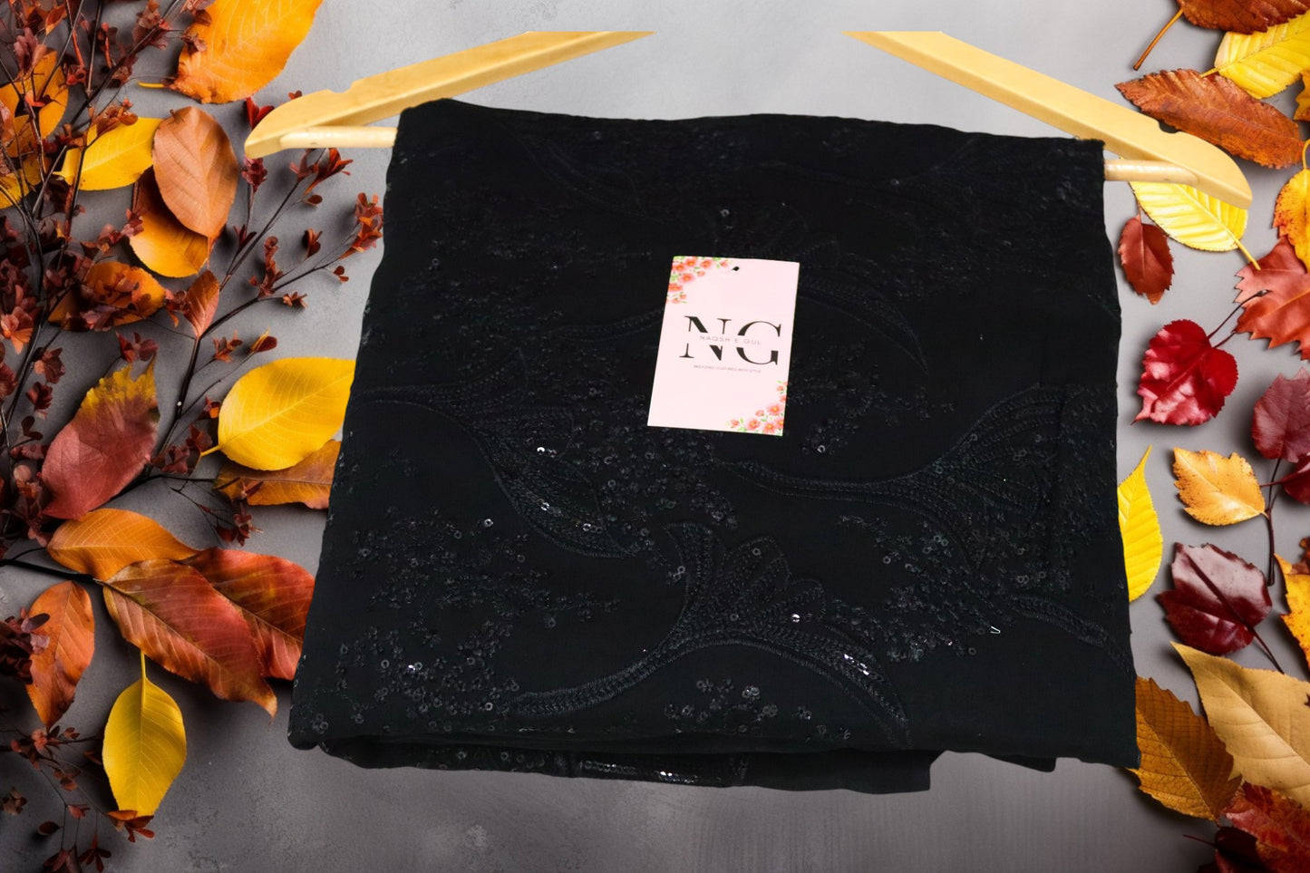 3 Piece Embroided Chiffon