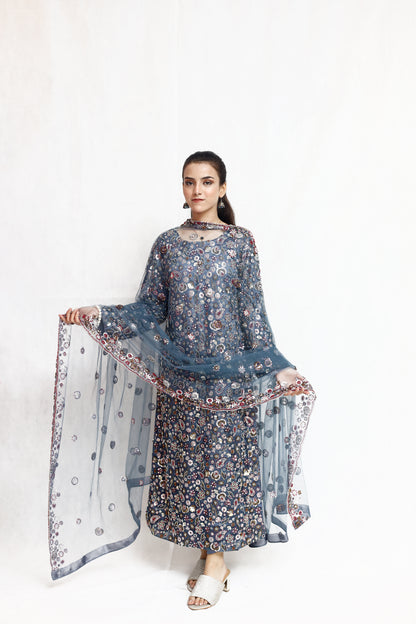 Blue Blossom Elegance