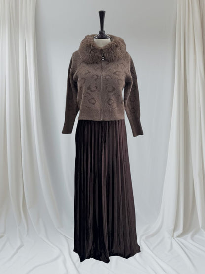 C-style Faux Fur coat