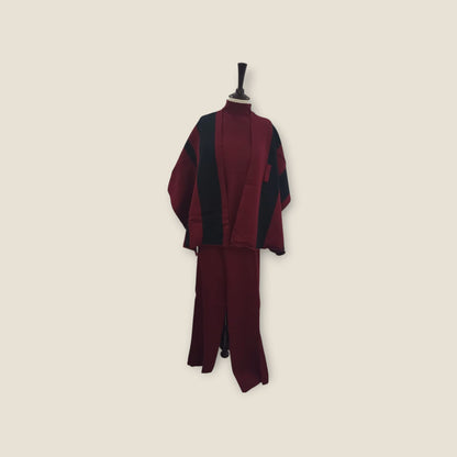 3 Piece Cozy Co-ord Set With Capshal