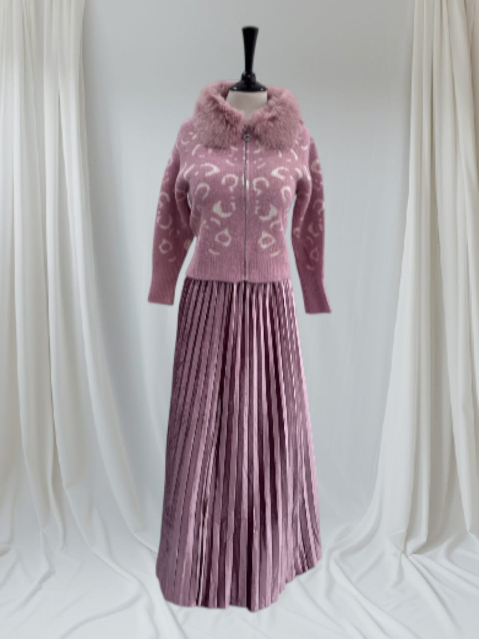 C-style Faux Fur coat