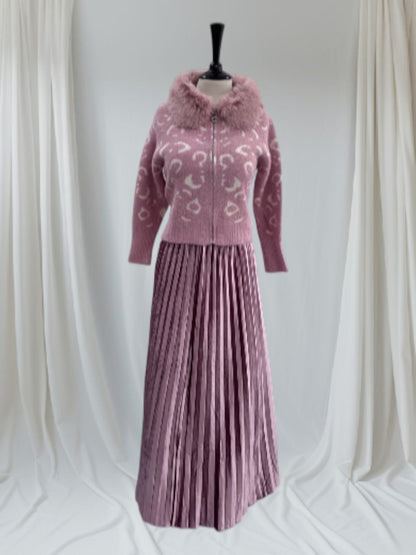 C-style Faux Fur coat