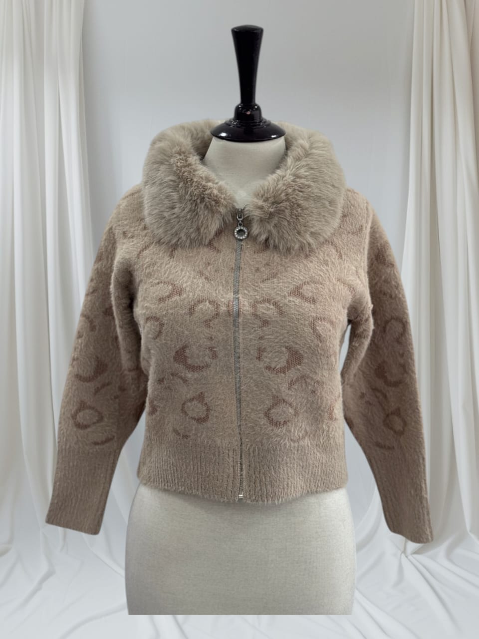 C-style Faux Fur coat
