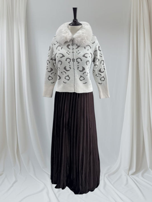 C-style Faux Fur coat