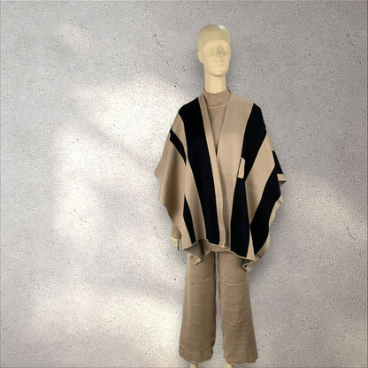 3 Piece Cozy Co-ord Set With Capshal