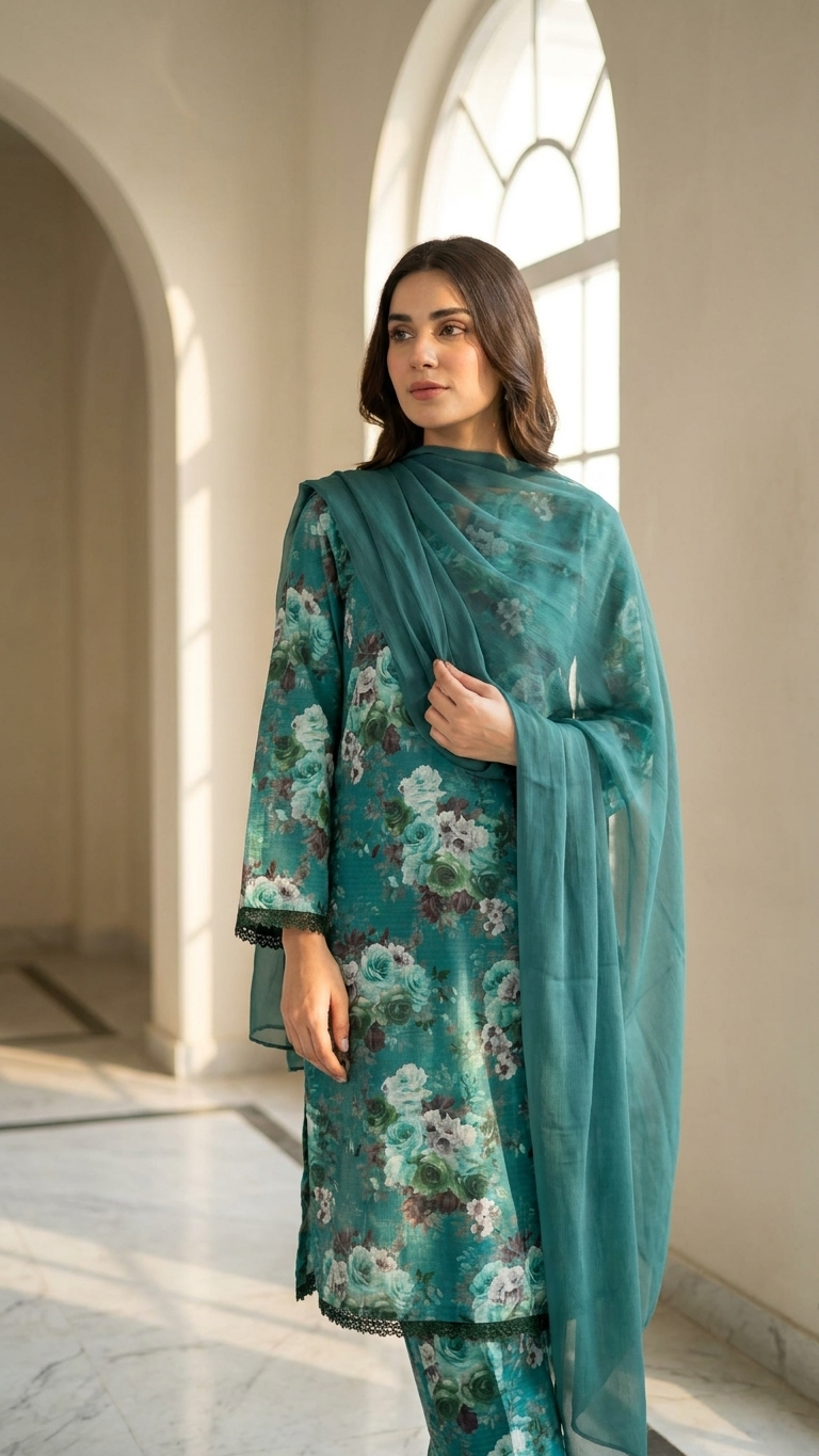 Teal Blossom