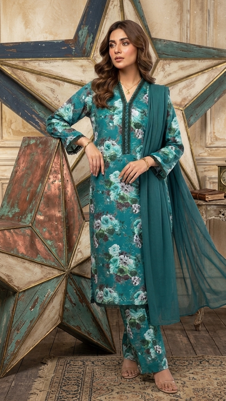 Teal Blossom
