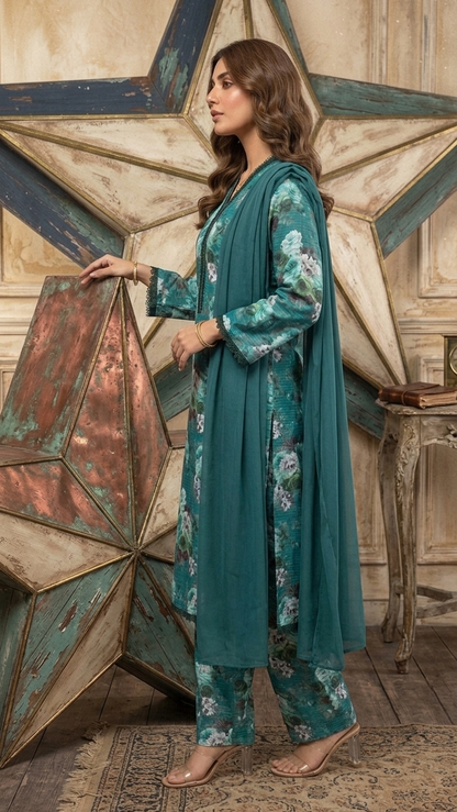 Teal Blossom